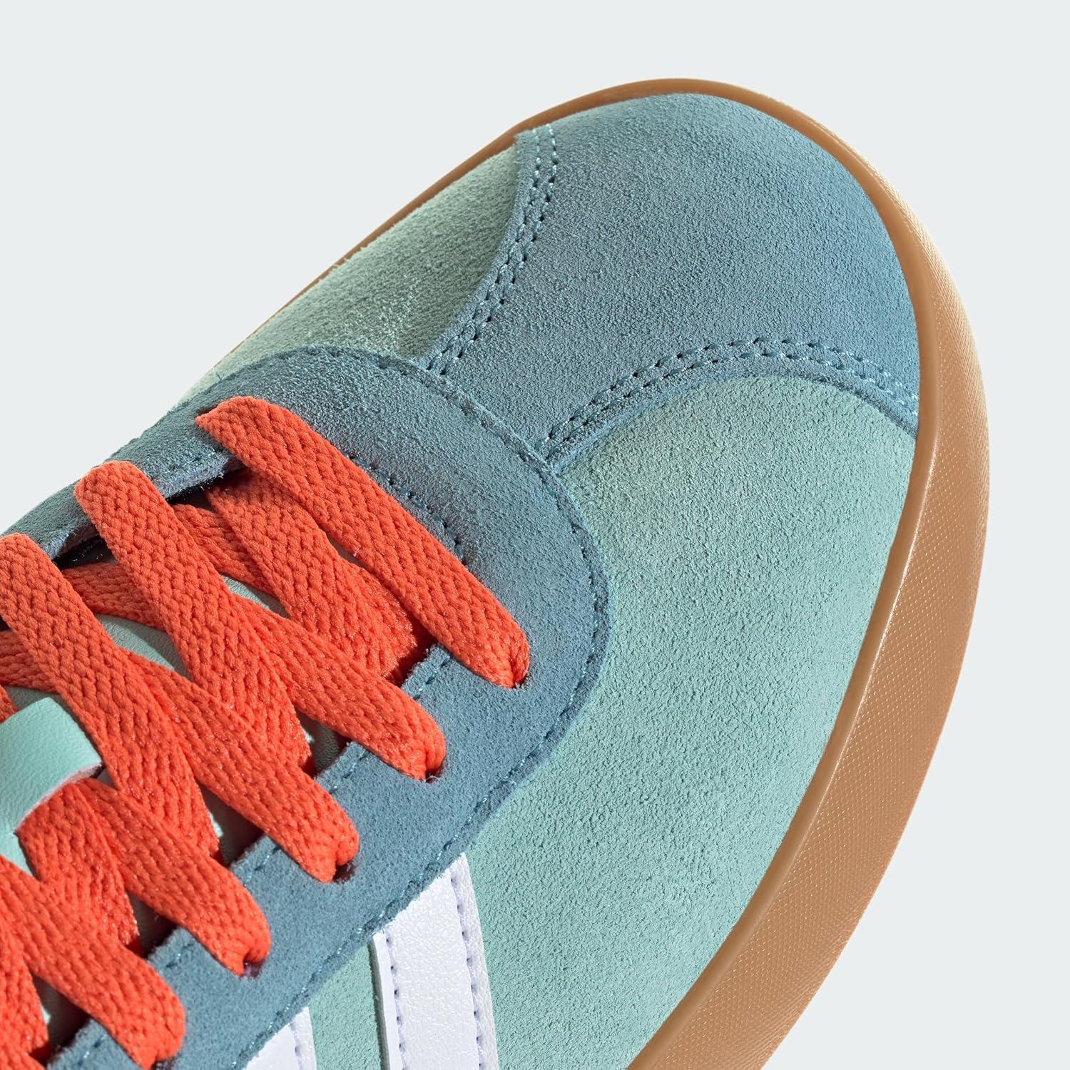 image:imageadidas Womens VL Court 30 SneakerAqua Cloud White Preloved Blue