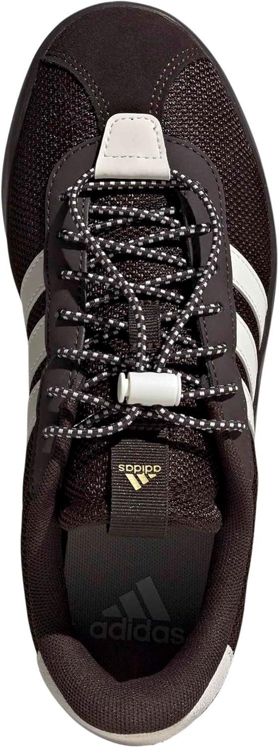 image:imageadidas Womens VL Court 30 SneakerAurora CoffeeOff WhiteGold Metallic