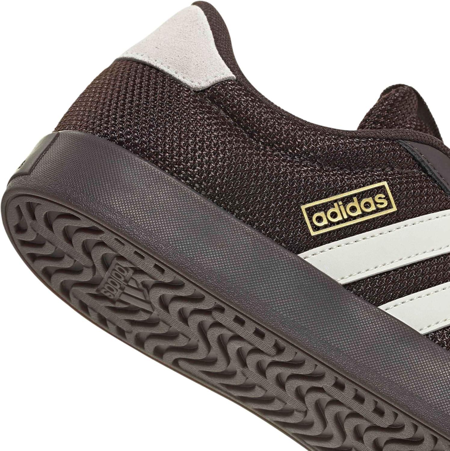 image:imageadidas Womens VL Court 30 SneakerAurora CoffeeOff WhiteGold Metallic