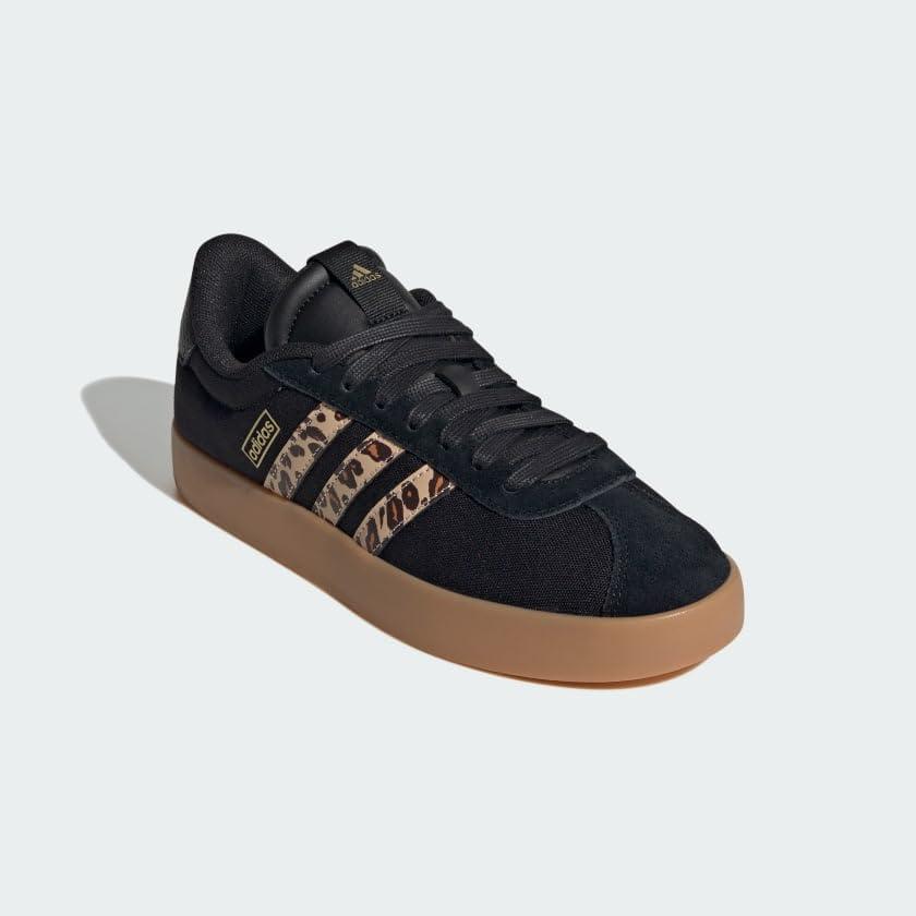 image:imageadidas Womens VL Court 30 SneakerBlackShadow BrownMatte Gold