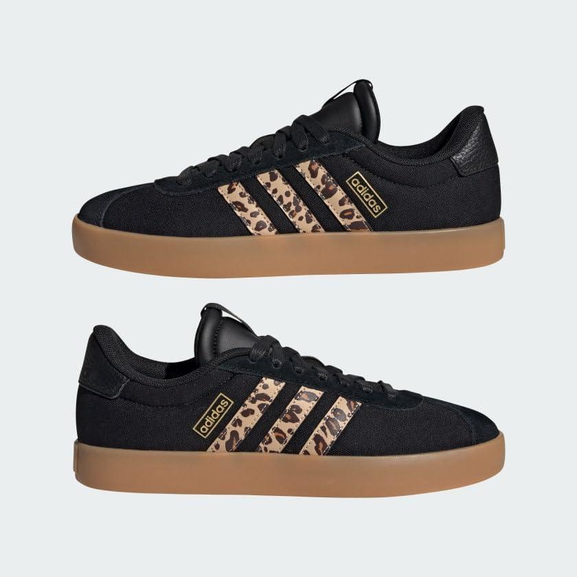 image:imageadidas Womens VL Court 30 SneakerBlackShadow BrownMatte Gold
