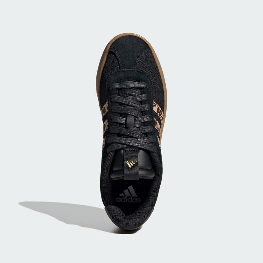 image:imageadidas Womens VL Court 30 SneakerBlackShadow BrownMatte Gold