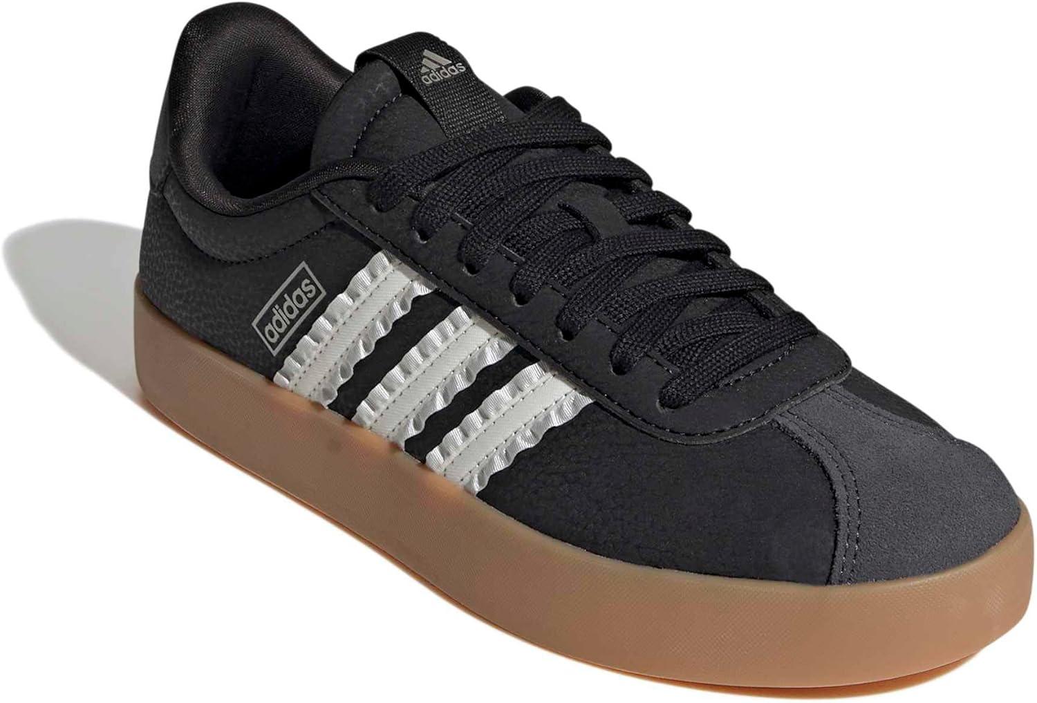 image:imageadidas Womens VL Court 30 SneakerBlackWhiteCyber Metallic