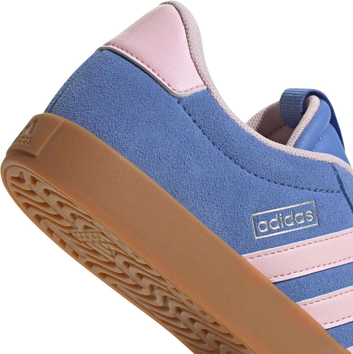 image:imageadidas Womens VL Court 30 SneakerBlue FusionClear PinkSilver Metallic