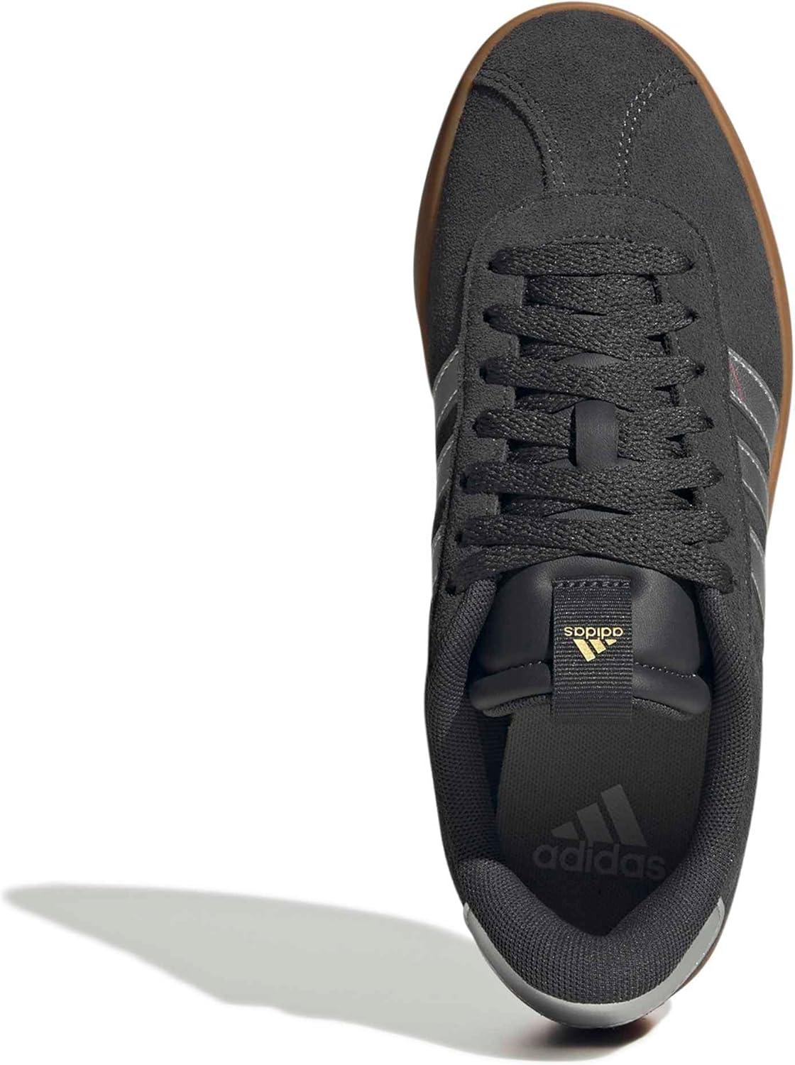 image:imageadidas Womens VL Court 30 SneakerCarbonSilver MetallicGold Metallic