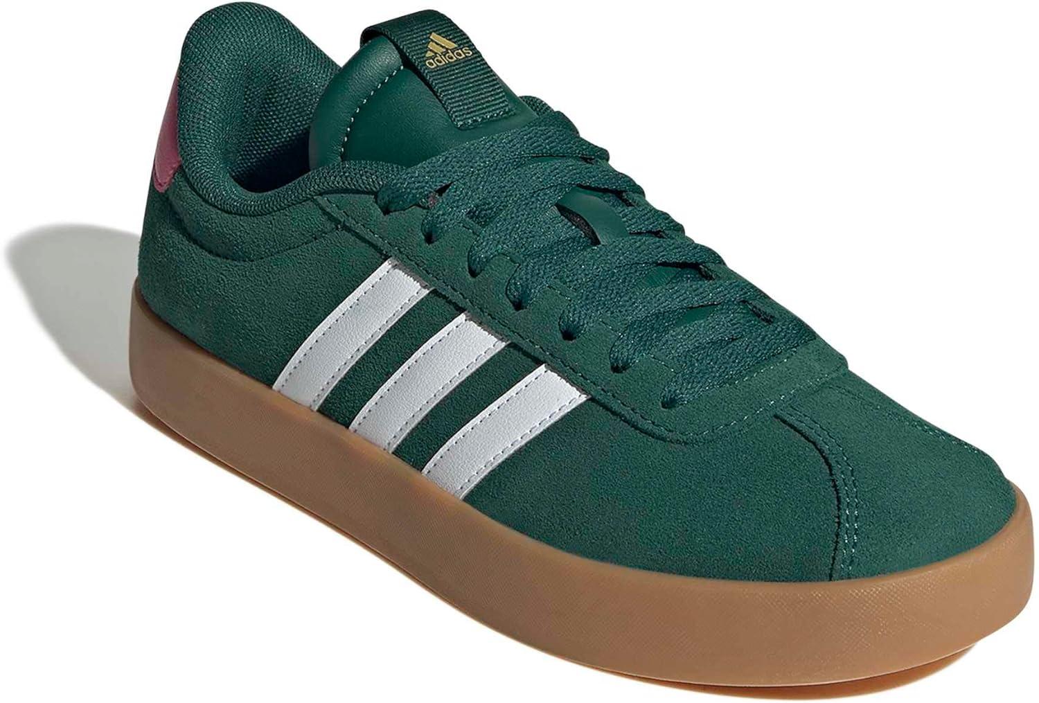 image:imageadidas Womens VL Court 30 SneakerCollegiate Green Cloud White Pulse Magenta