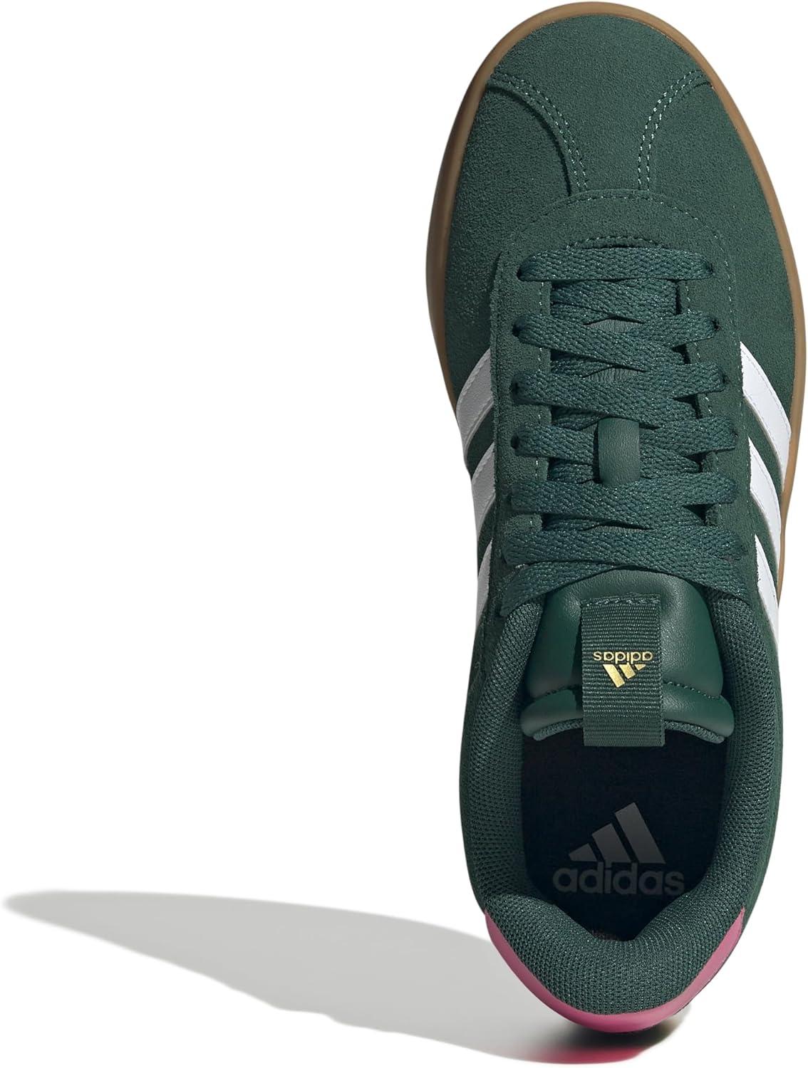 image:imageadidas Womens VL Court 30 SneakerCollegiate Green Cloud White Pulse Magenta
