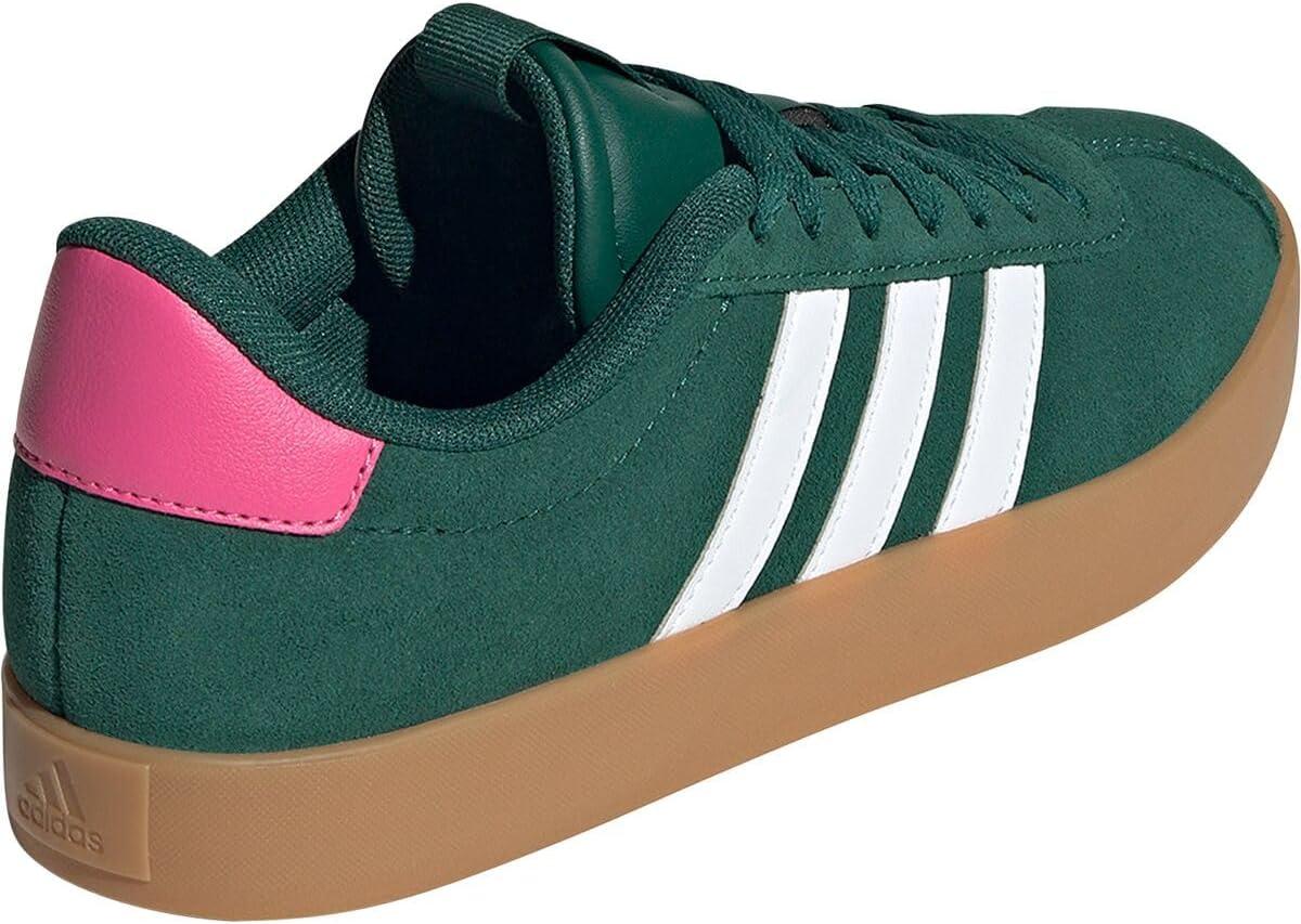 image:imageadidas Womens VL Court 30 SneakerCollegiate GreenWhitePulse Magenta