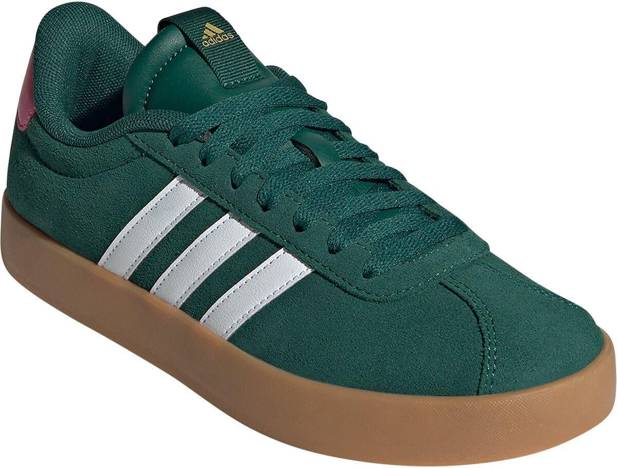 image:imageadidas Womens VL Court 30 SneakerCollegiate GreenWhitePulse Magenta