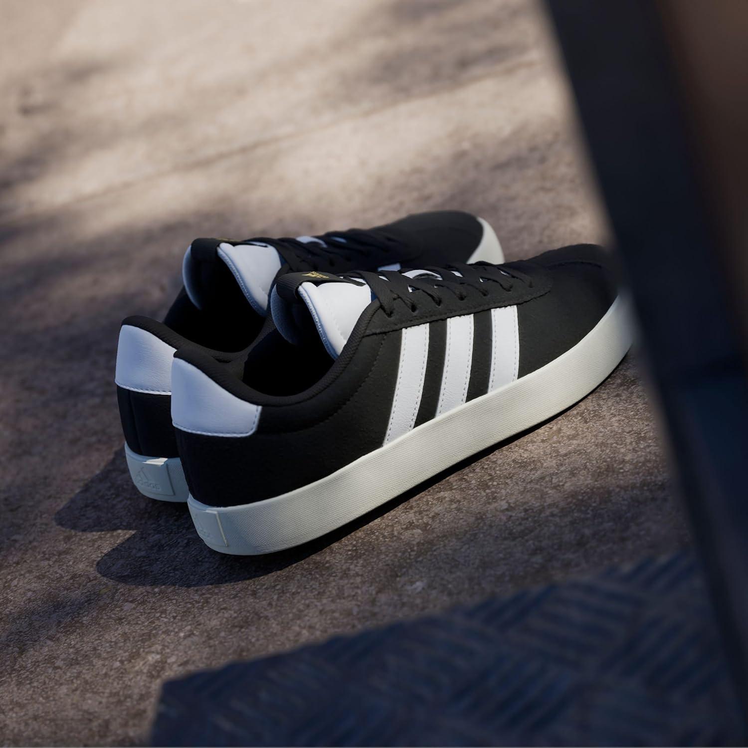 image:imageadidas Womens VL Court 30 SneakerCore Black Cloud White Gold Metallic