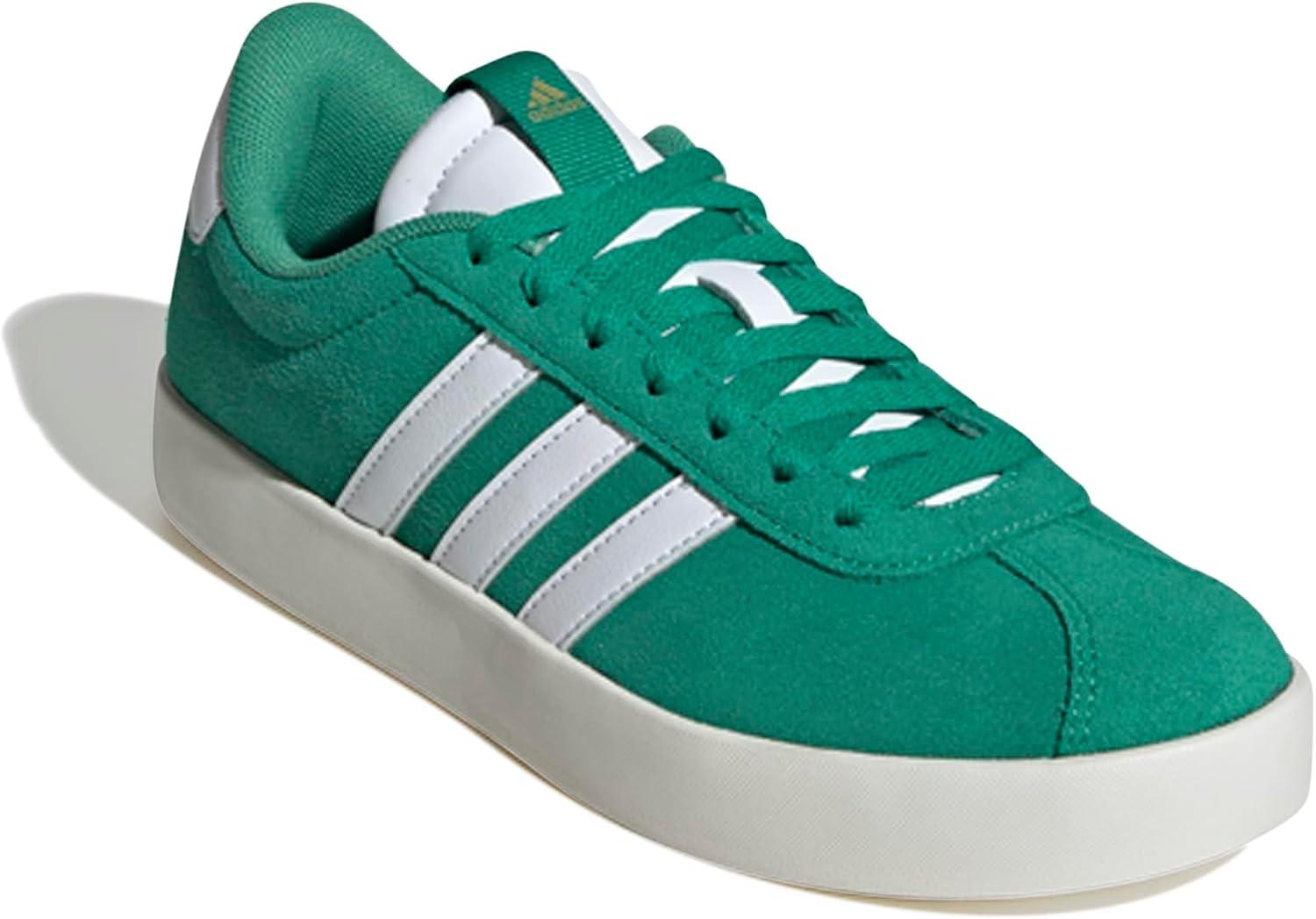 image:imageadidas Womens VL Court 30 SneakerCourt GreenWhiteGold Metallic