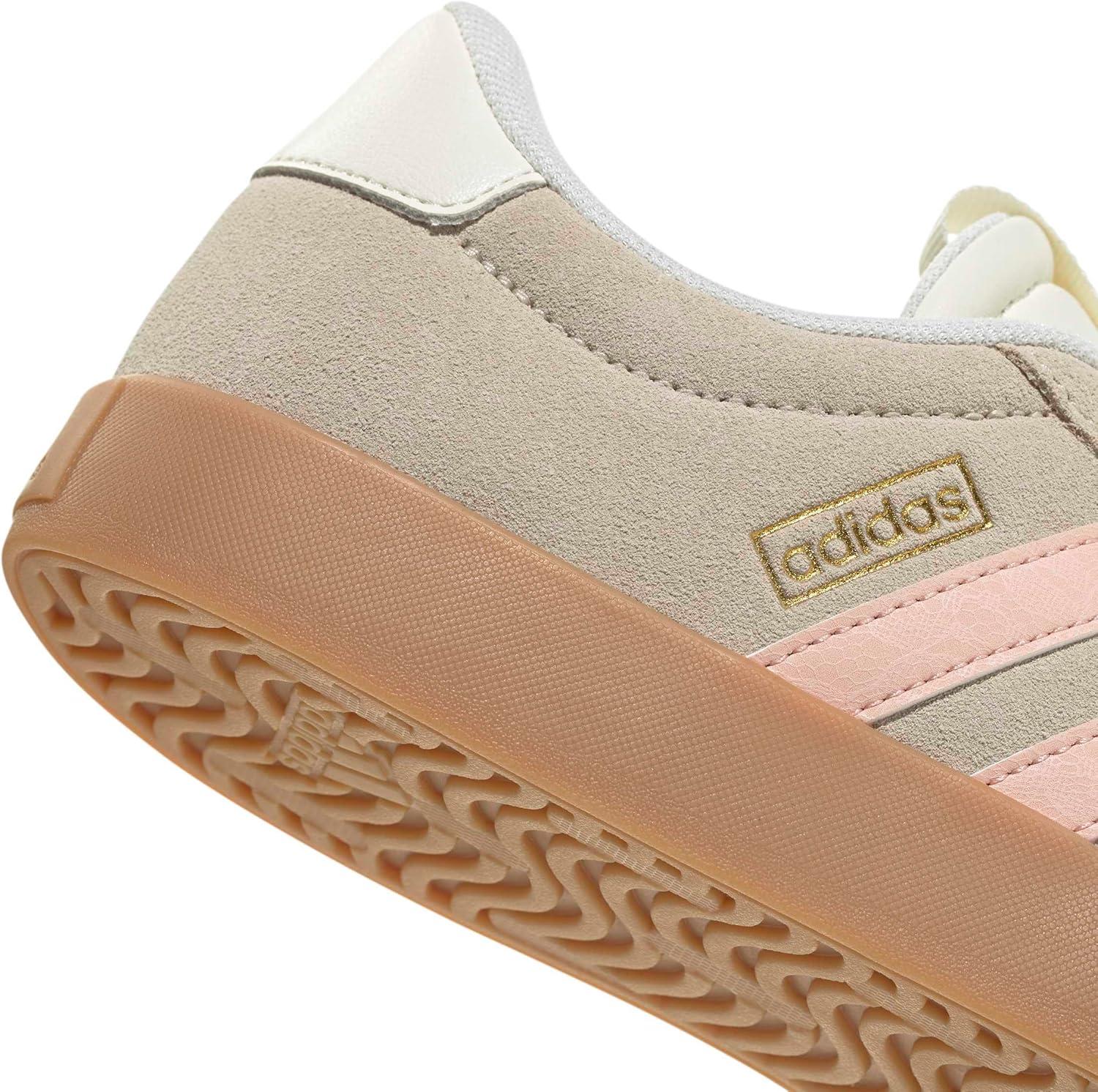 image:imageadidas Womens VL Court 30 SneakerCrystal LinenBlush PinkOff White