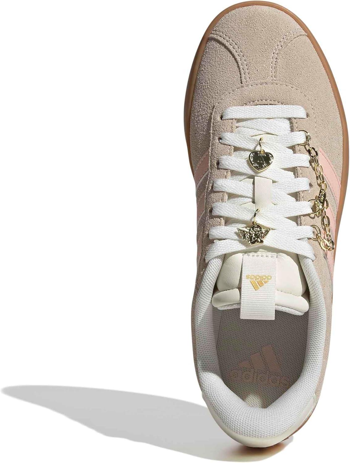 image:imageadidas Womens VL Court 30 SneakerCrystal LinenBlush PinkOff White