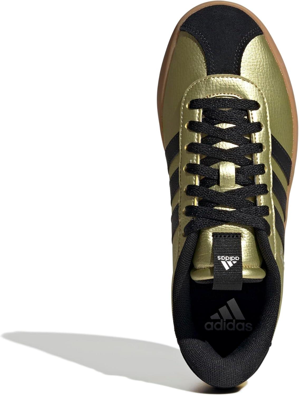 image:imageadidas Womens VL Court 30 SneakerGold MetallicBlackWhite
