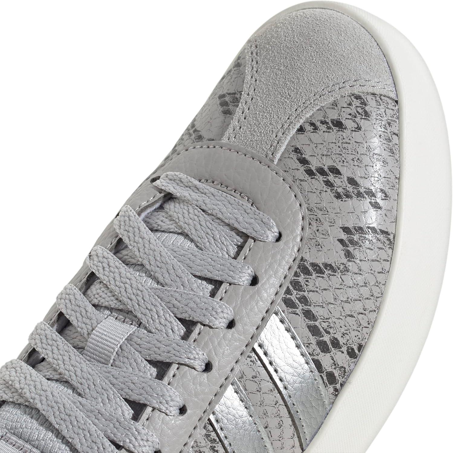 image:imageadidas Womens VL Court 30 SneakerGreySilver MetallicOff White
