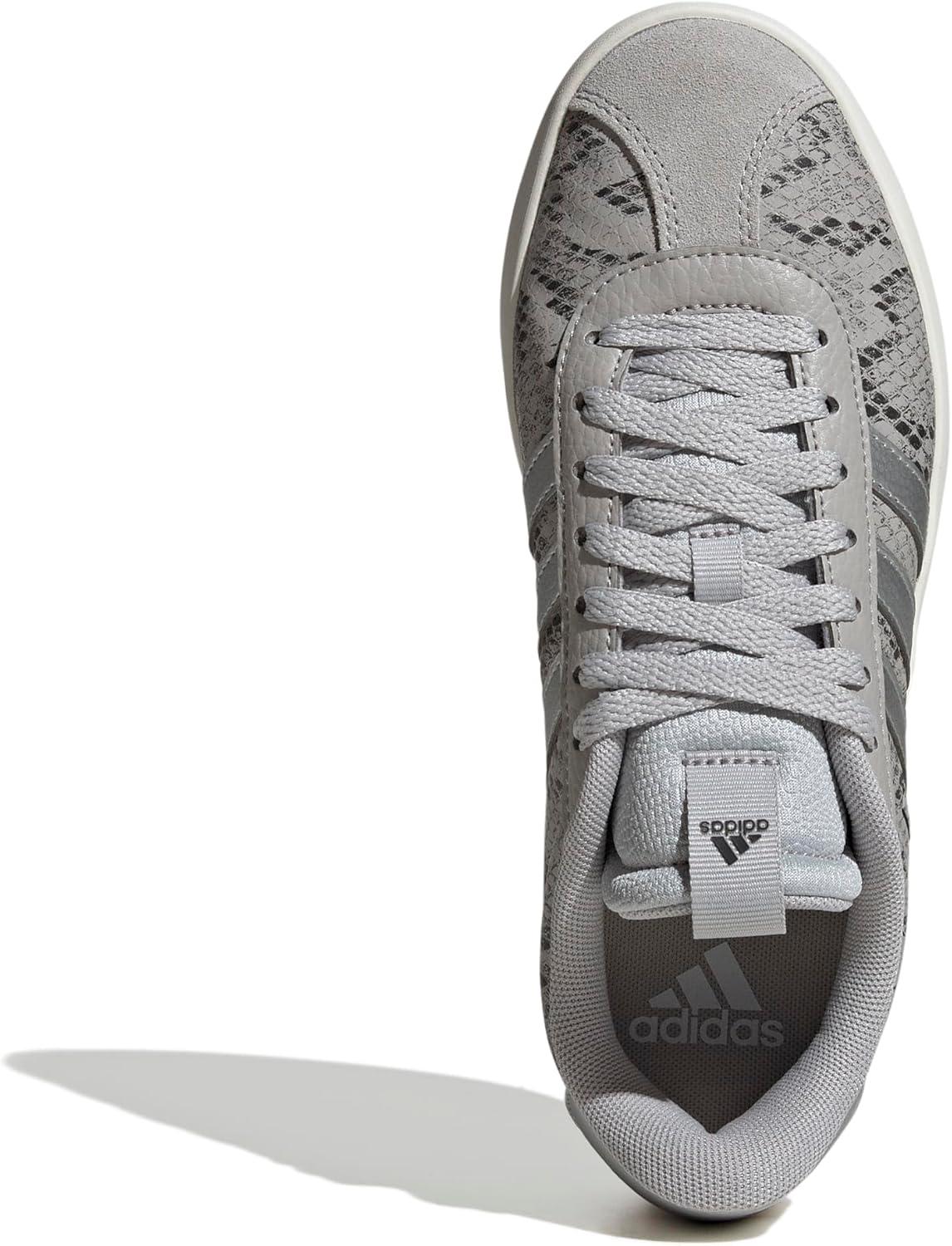 image:imageadidas Womens VL Court 30 SneakerGreySilver MetallicOff White