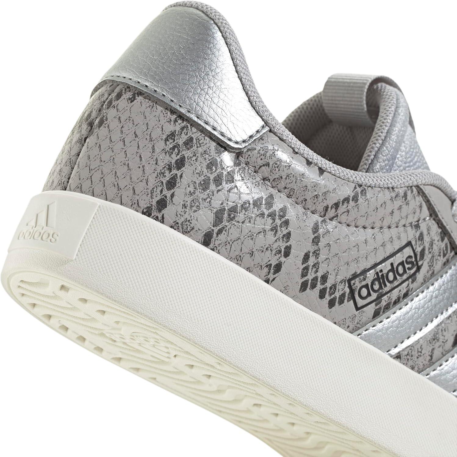 image:imageadidas Womens VL Court 30 SneakerGreySilver MetallicOff White