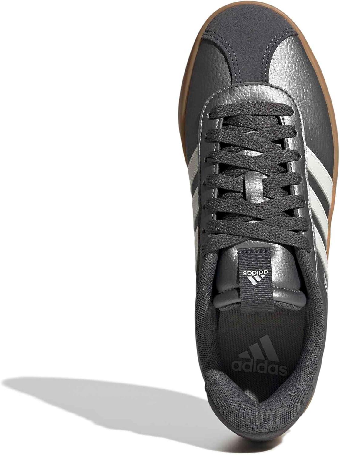 image:imageadidas Womens VL Court 30 SneakerIron MetallicWhiteGrey