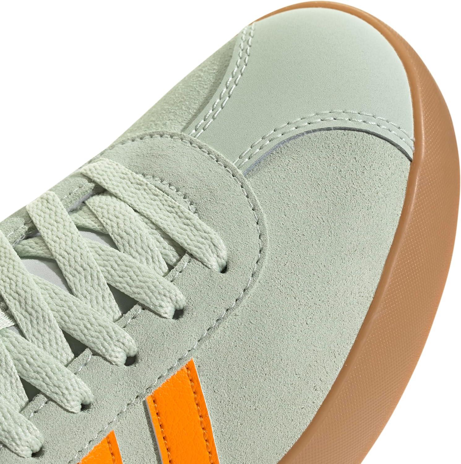 image:imageadidas Womens VL Court 30 SneakerLinen GreenCrew OrangeGold Metallic