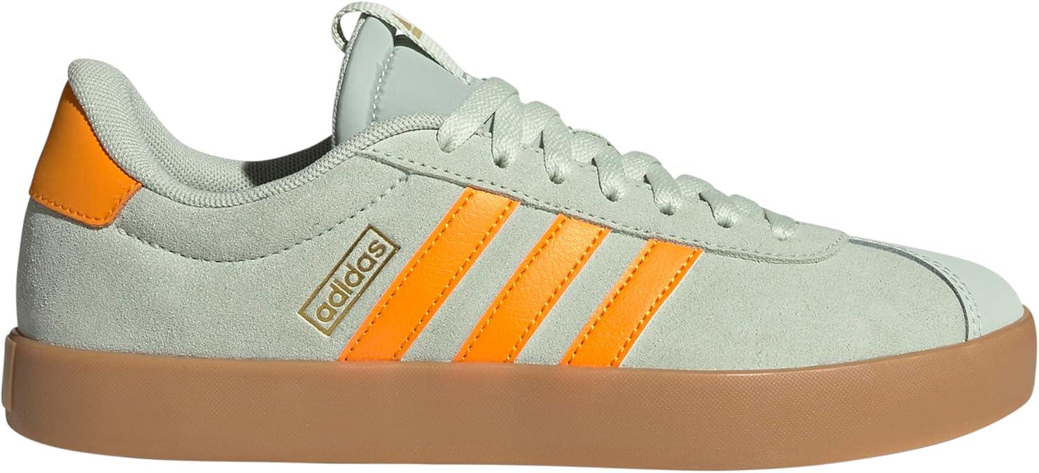 image:imageadidas Womens VL Court 30 SneakerLinen GreenCrew OrangeGold Metallic