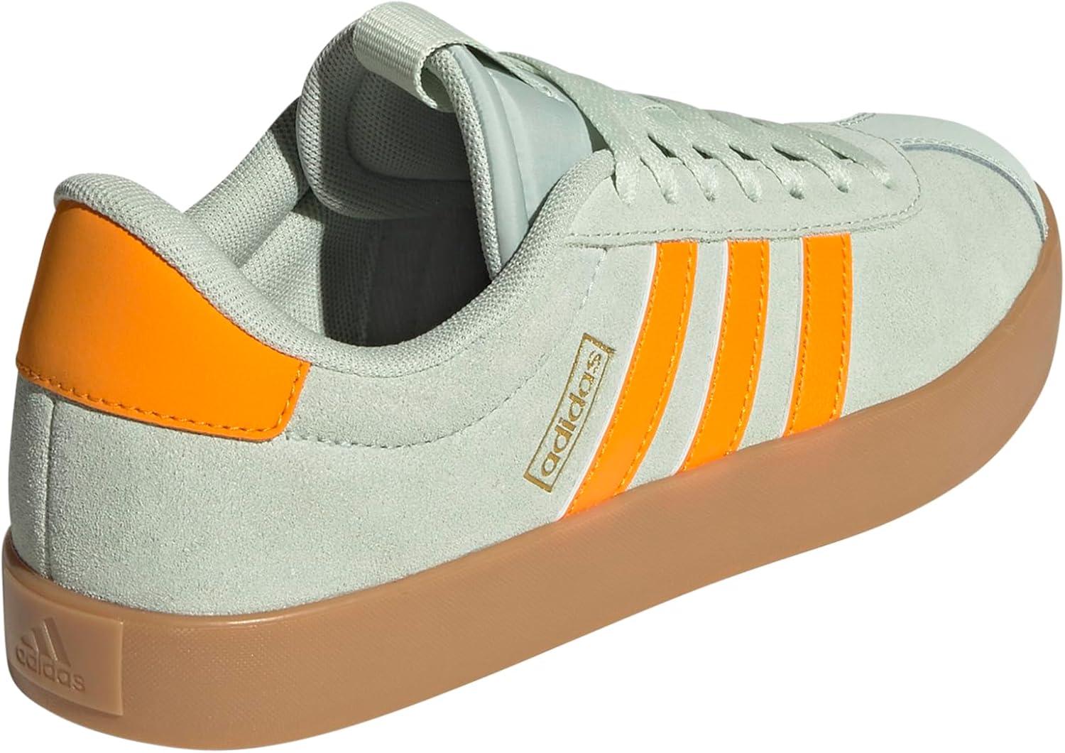 image:imageadidas Womens VL Court 30 SneakerLinen GreenCrew OrangeGold Metallic