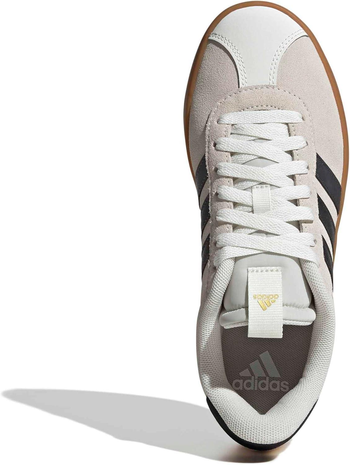 image:imageadidas Womens VL Court 30 SneakerOff White Grey Six Gold Metallic