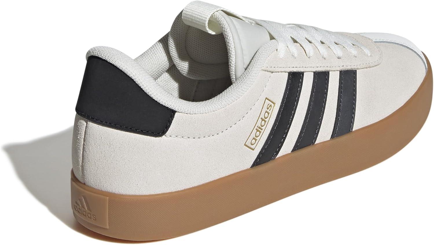 image:imageadidas Womens VL Court 30 SneakerOff WhiteGreyGold Metallic
