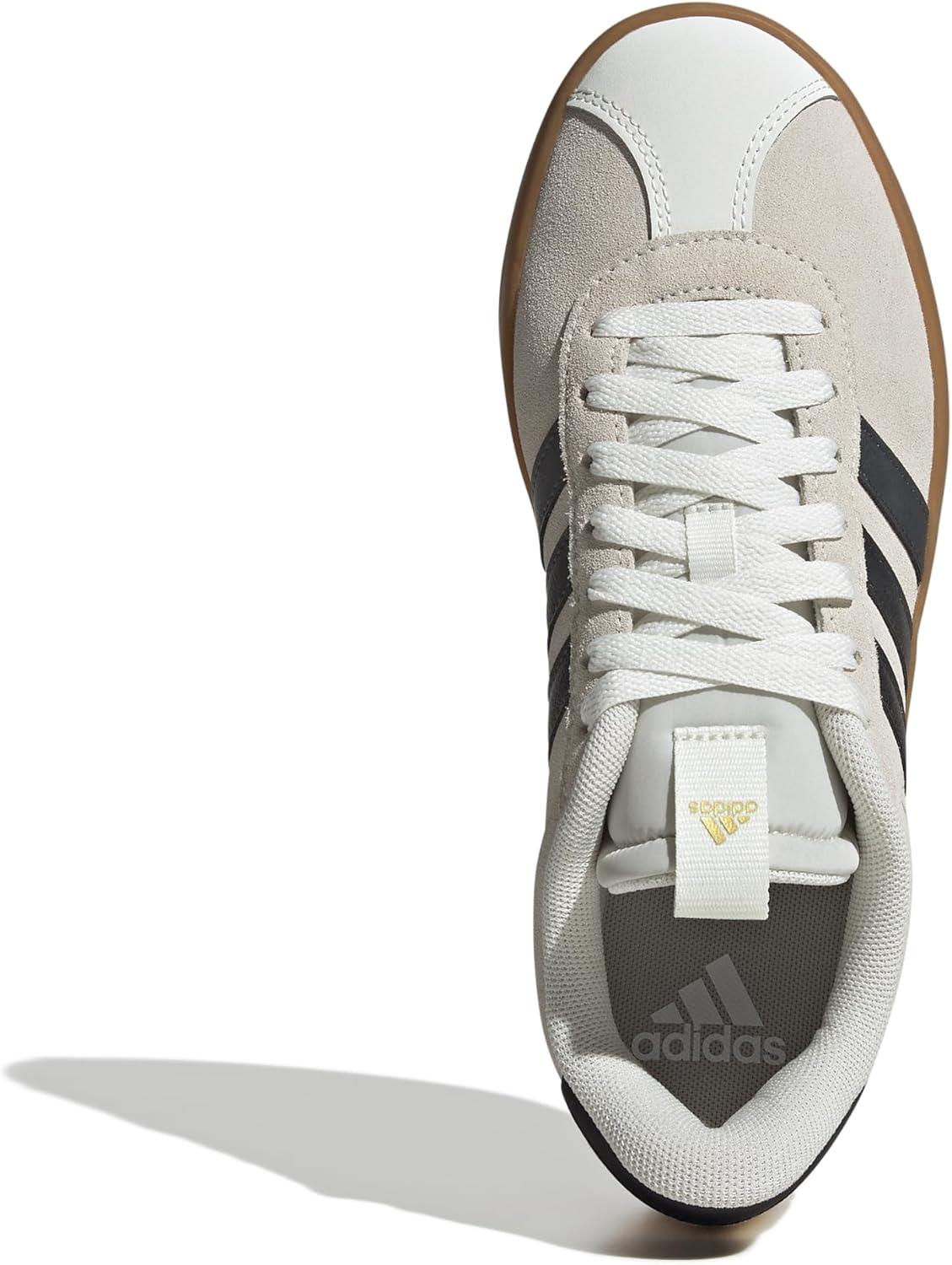 image:imageadidas Womens VL Court 30 SneakerOff WhiteGreyGold Metallic
