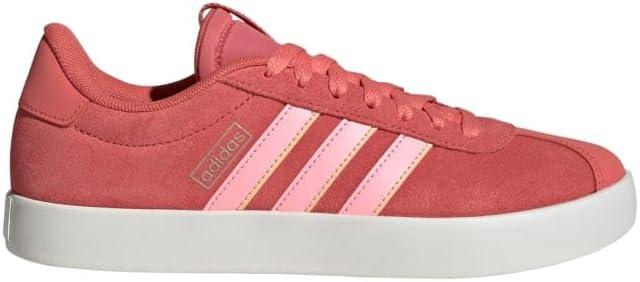 image:imageadidas Womens VL Court 30 SneakerPreloved ScarletPink SparkAlmost Yellow