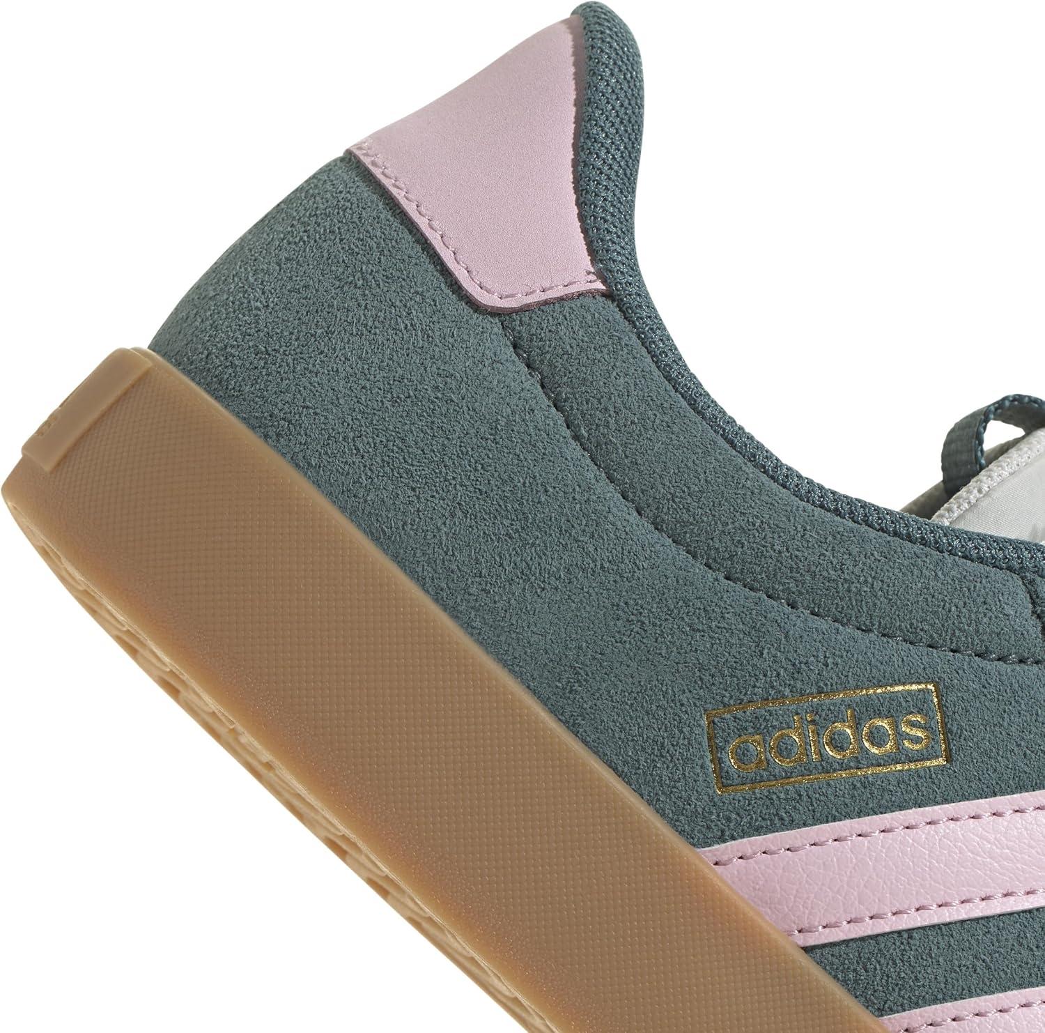 image:imageadidas Womens VL Court 30 SneakerPreloved TealClear PinkGold Metallic