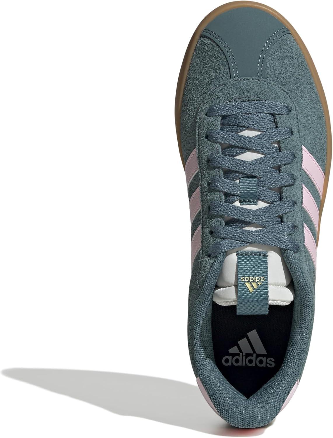image:imageadidas Womens VL Court 30 SneakerPreloved TealClear PinkGold Metallic