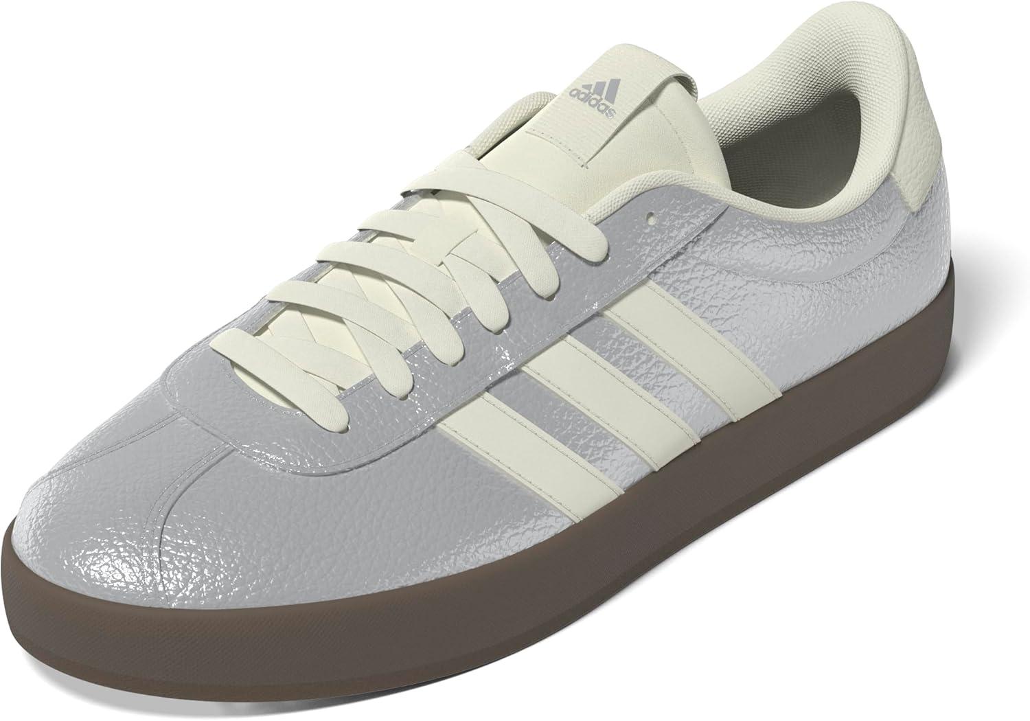 image:imageadidas Womens VL Court 30 SneakerSilver MetallicOff WhiteGum