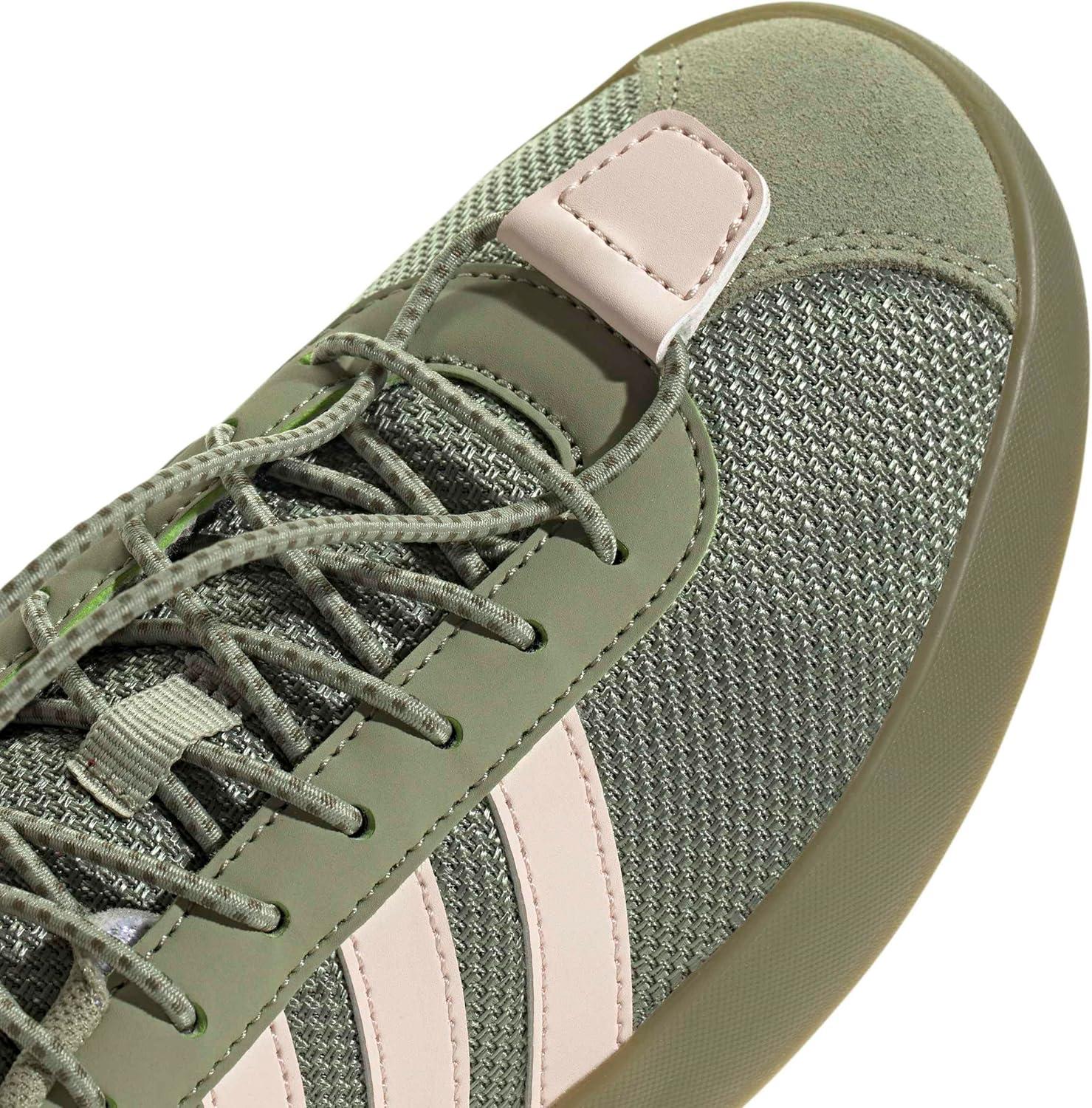image:imageadidas Womens VL Court 30 SneakerTent GreenWonder QuartzCyber Metallic