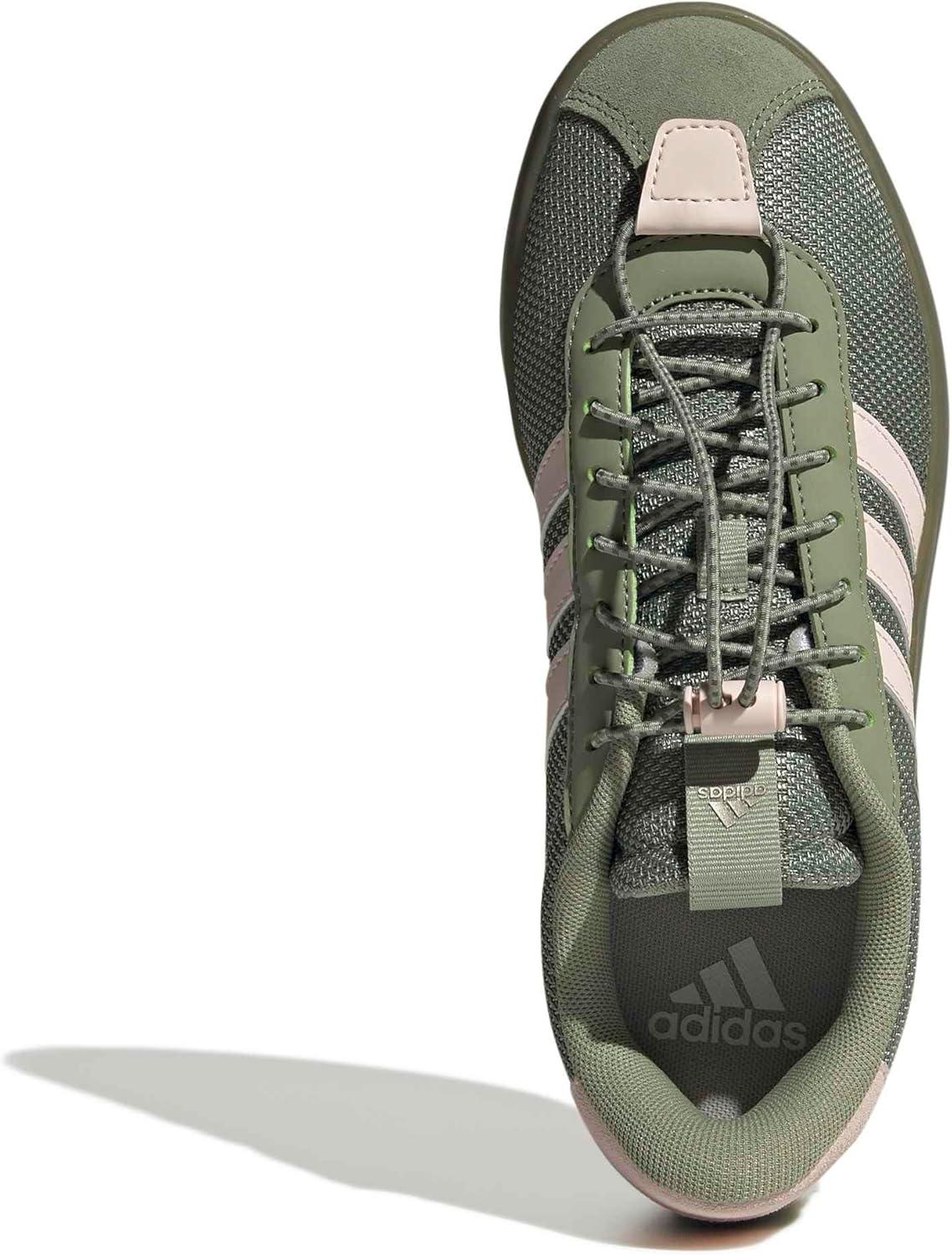 image:imageadidas Womens VL Court 30 SneakerTent GreenWonder QuartzCyber Metallic
