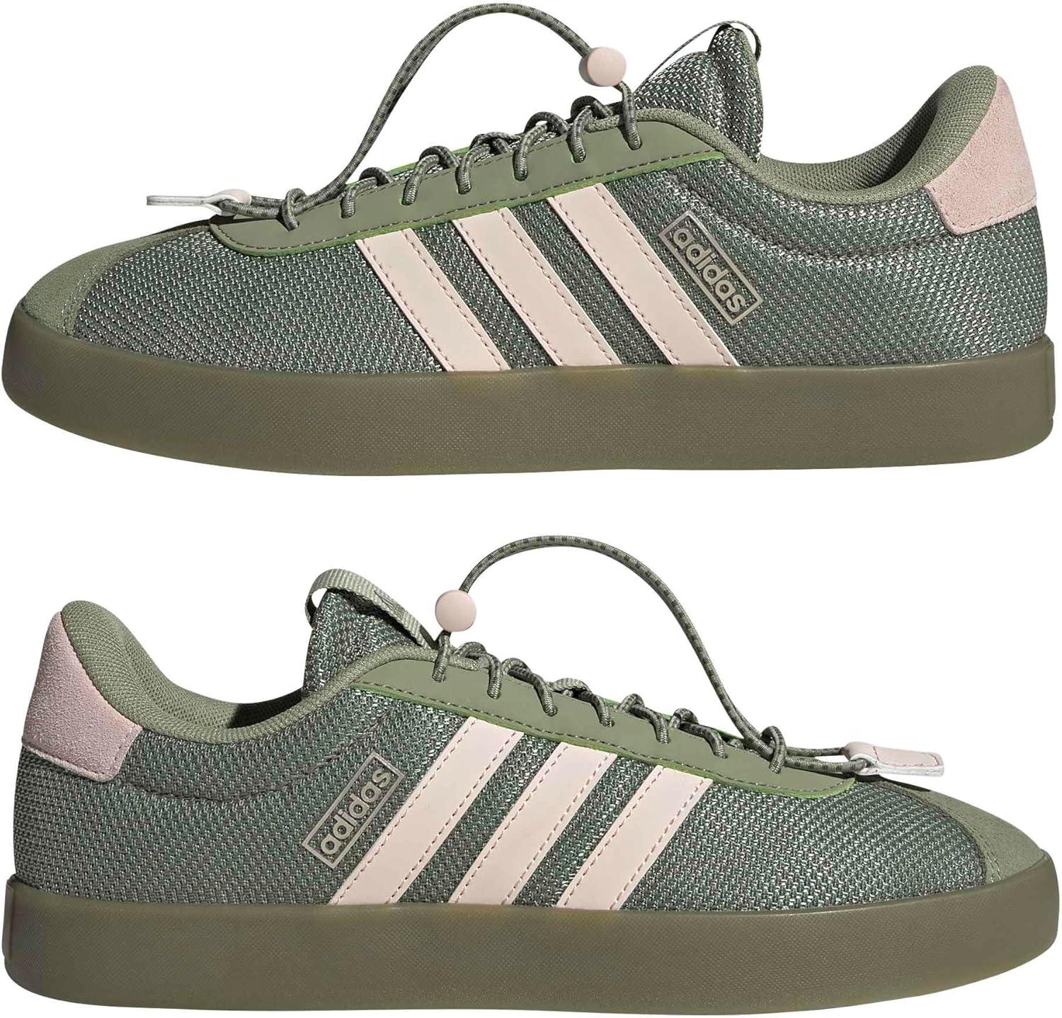 image:imageadidas Womens VL Court 30 SneakerTent GreenWonder QuartzCyber Metallic