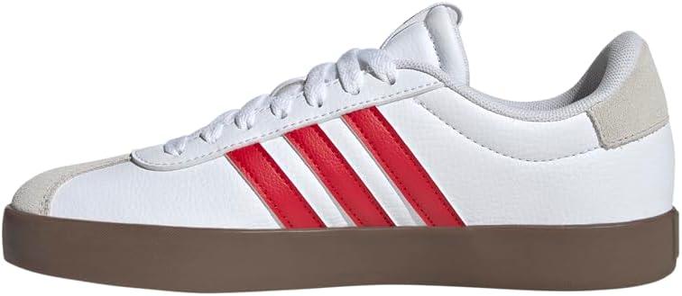 image:imageadidas Womens VL Court 30 SneakerWhiteBetter ScarletGum