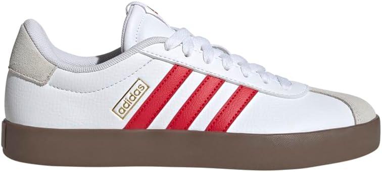 image:imageadidas Womens VL Court 30 SneakerWhiteBetter ScarletGum Multi