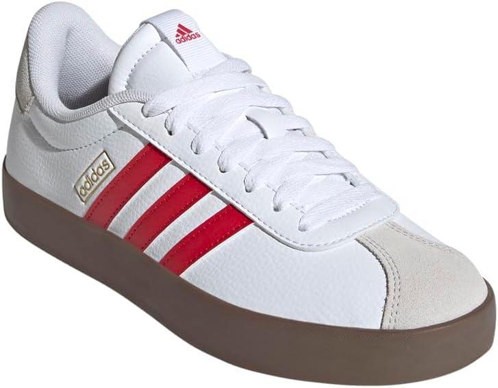 image:imageadidas Womens VL Court 30 SneakerWhiteBetter ScarletGum Multi