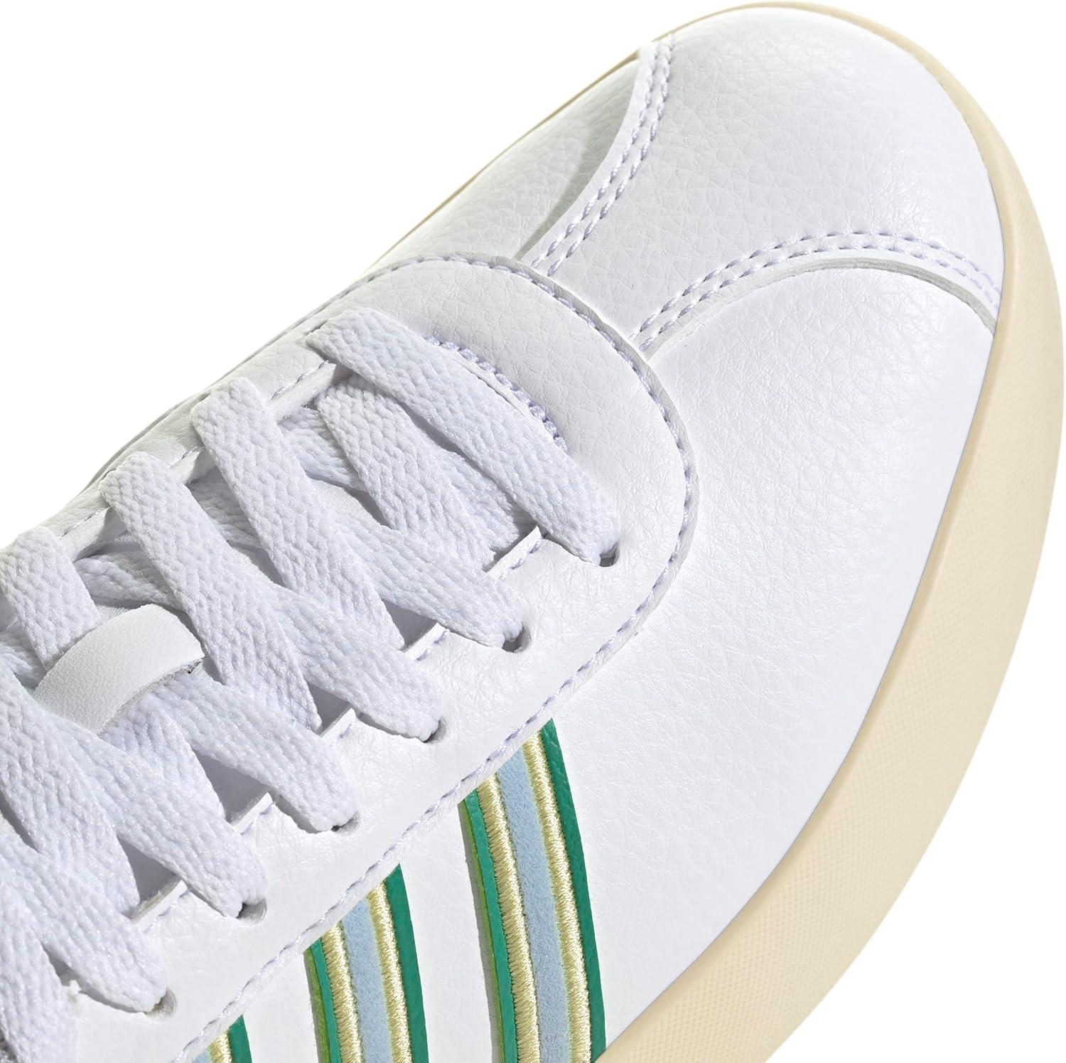 image:imageadidas Womens VL Court 30 SneakerWhiteBlueSemi Court Green