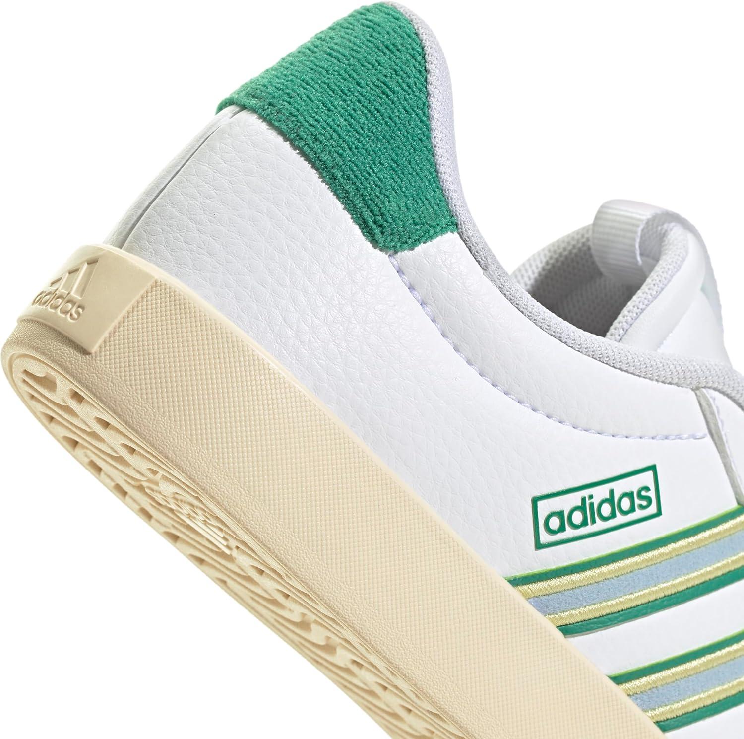 image:imageadidas Womens VL Court 30 SneakerWhiteBlueSemi Court Green
