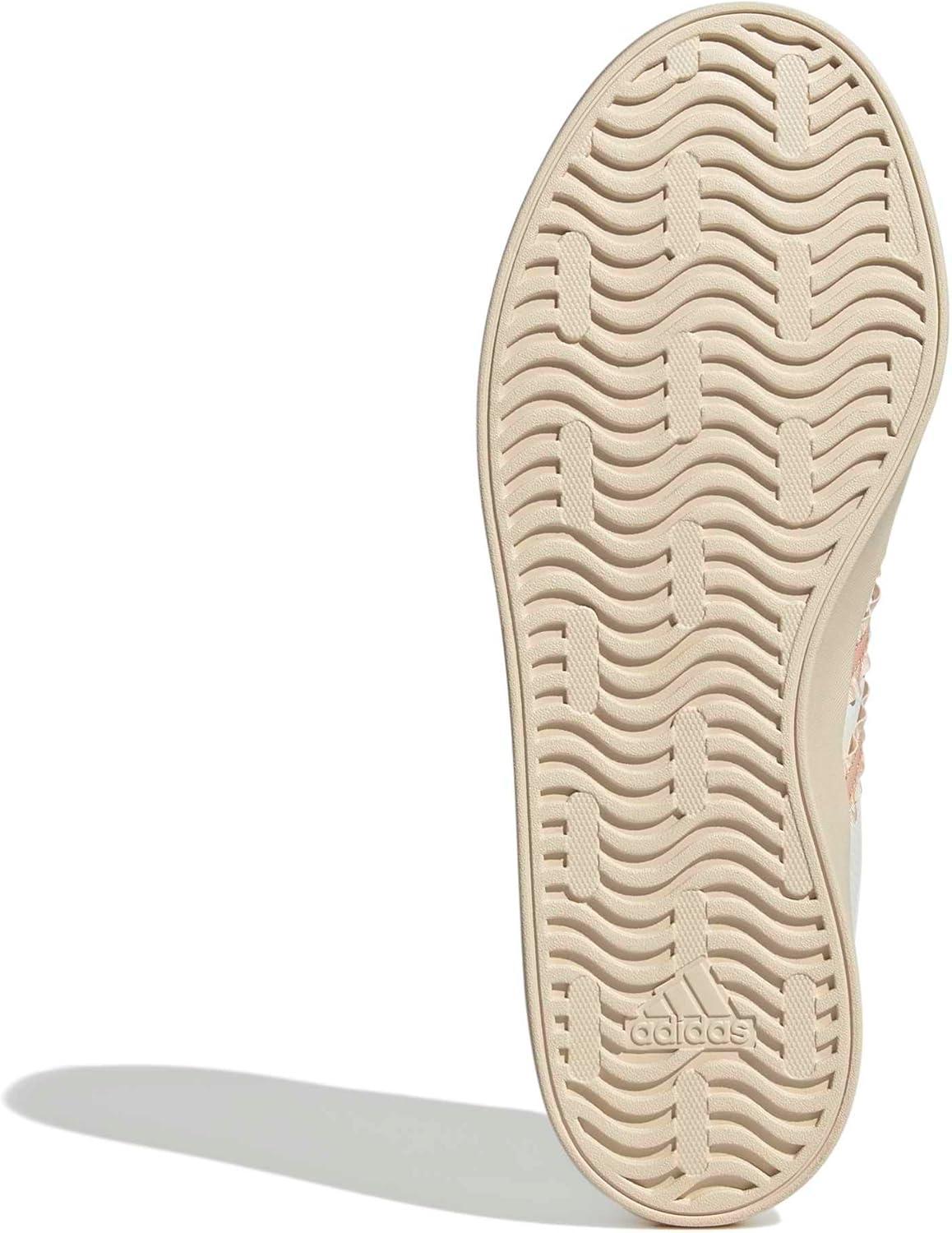image:imageadidas Womens VL Court 30 SneakerWhiteBlush PinkCyber Metallic
