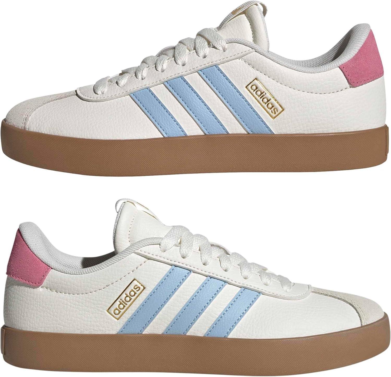 image:imageadidas Womens VL Court 30 SneakerWhiteClear SkyBliss Pink