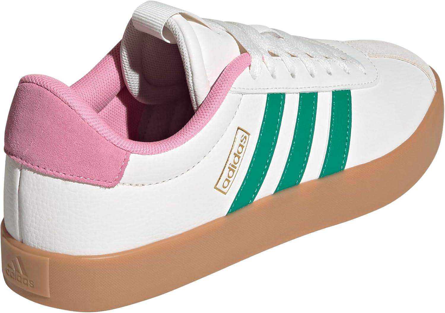 image:imageadidas Womens VL Court 30 SneakerWhiteCourt GreenBliss Pink
