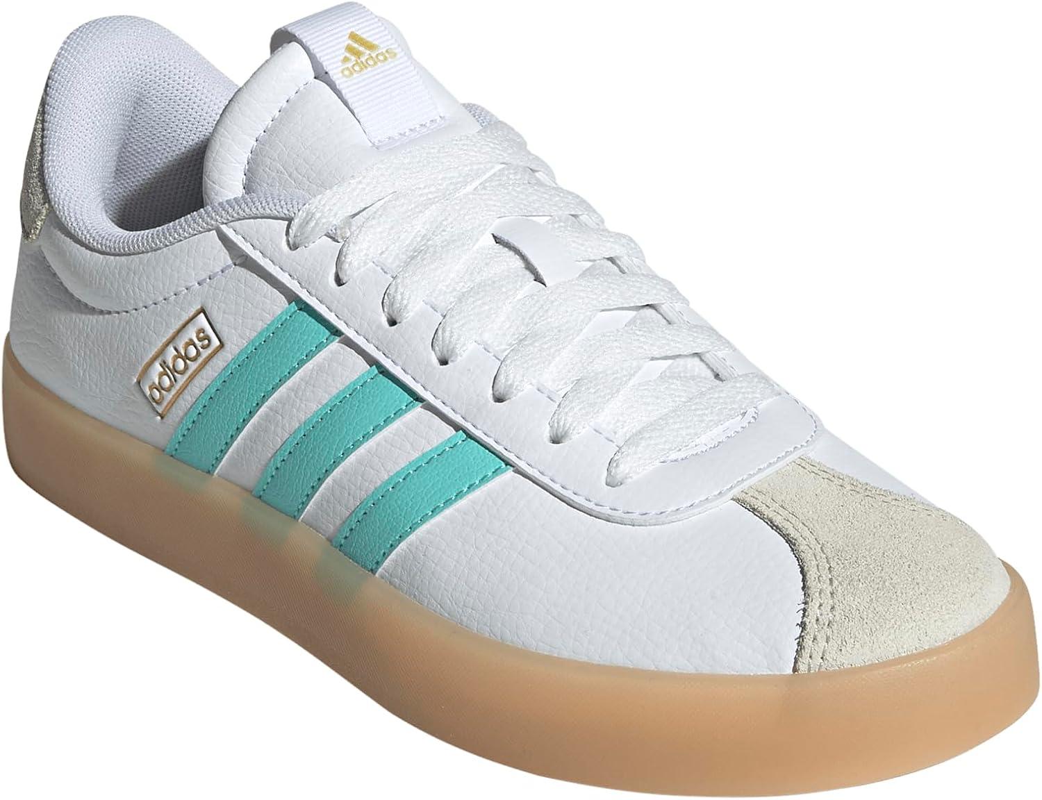 image:imageadidas Womens VL Court 30 SneakerWhiteFlash AquaAlumina