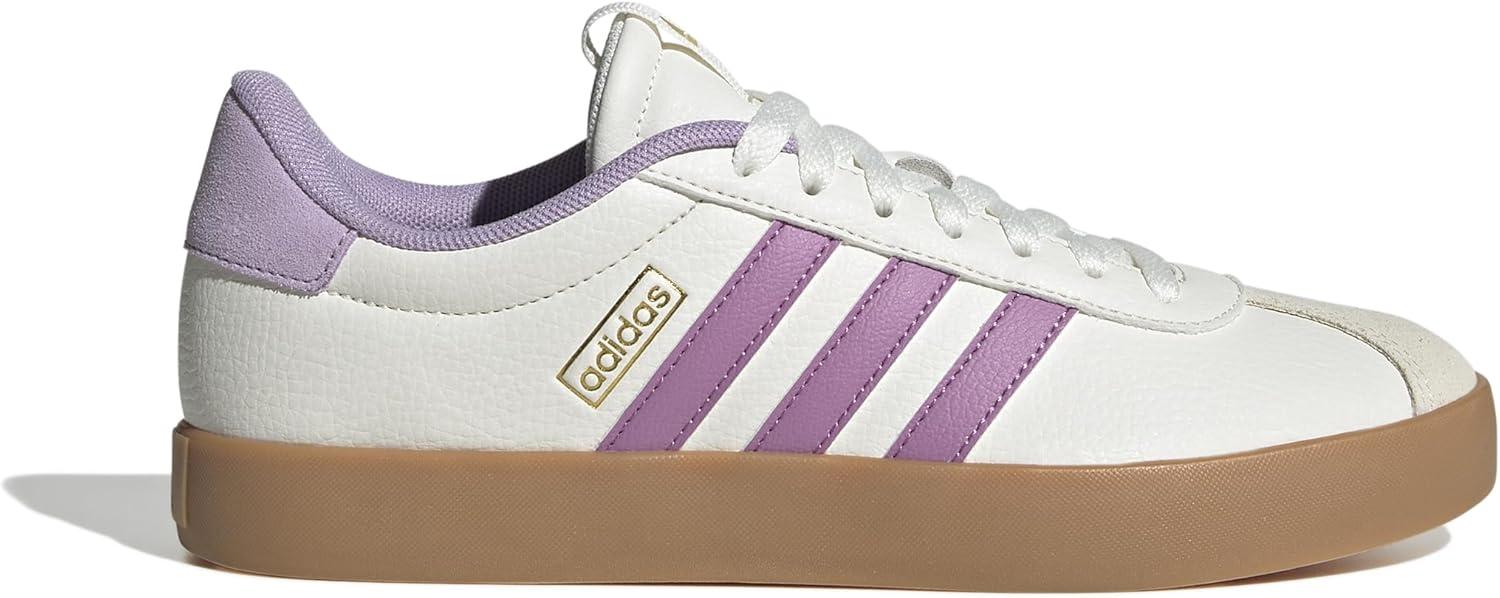 image:imageadidas Womens VL Court 30 SneakerWhitePreloved PurplePowder Plum