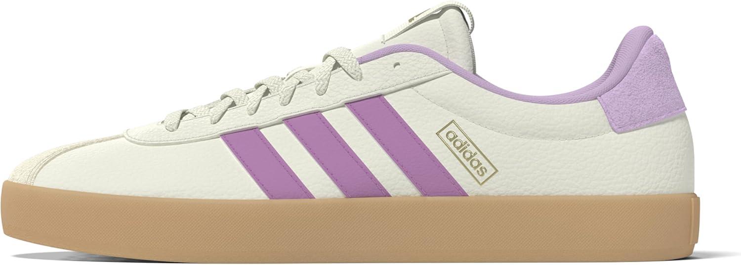 image:imageadidas Womens VL Court 30 SneakerWhitePreloved PurplePowder Plum