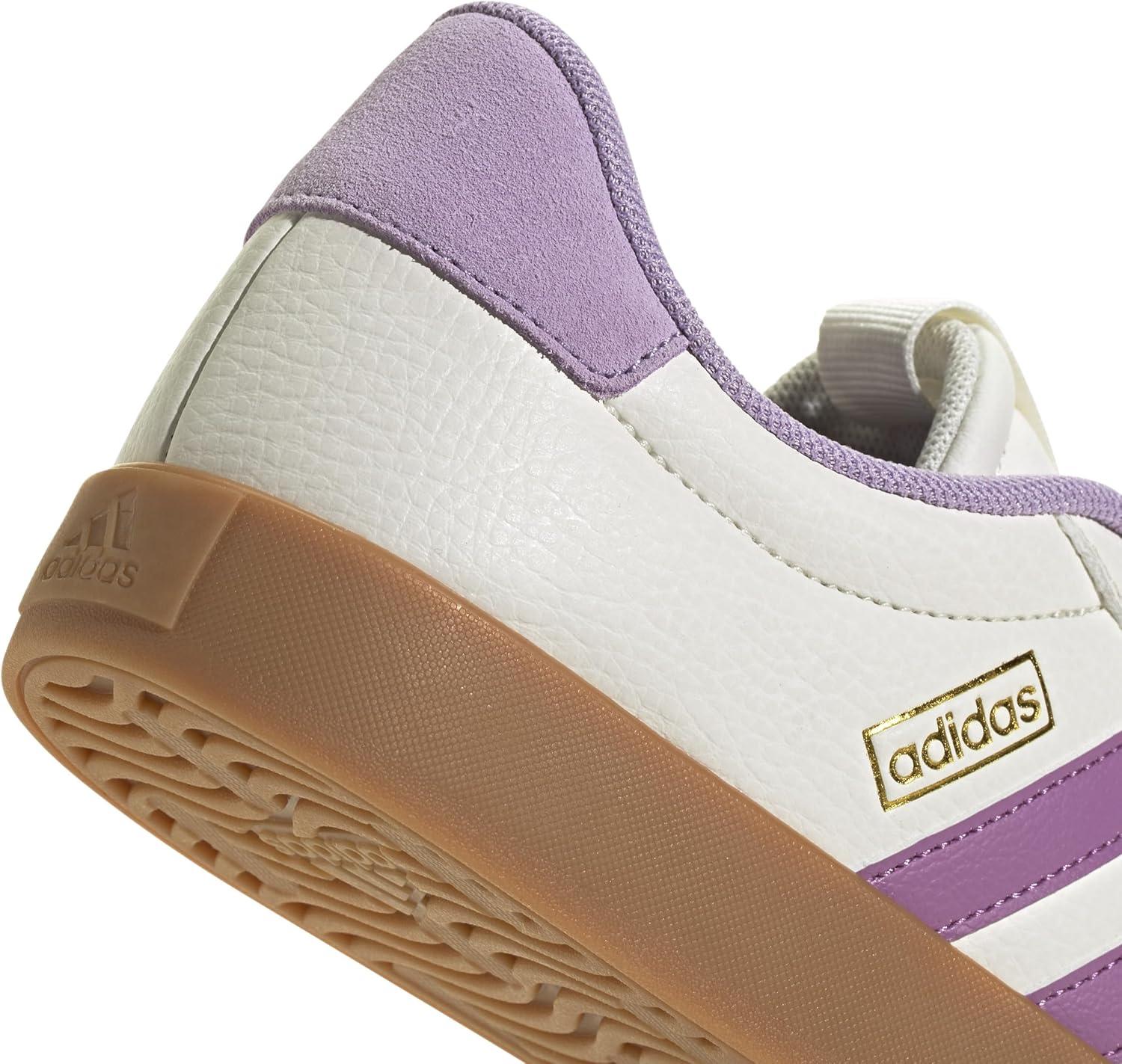 image:imageadidas Womens VL Court 30 SneakerWhitePreloved PurplePowder Plum
