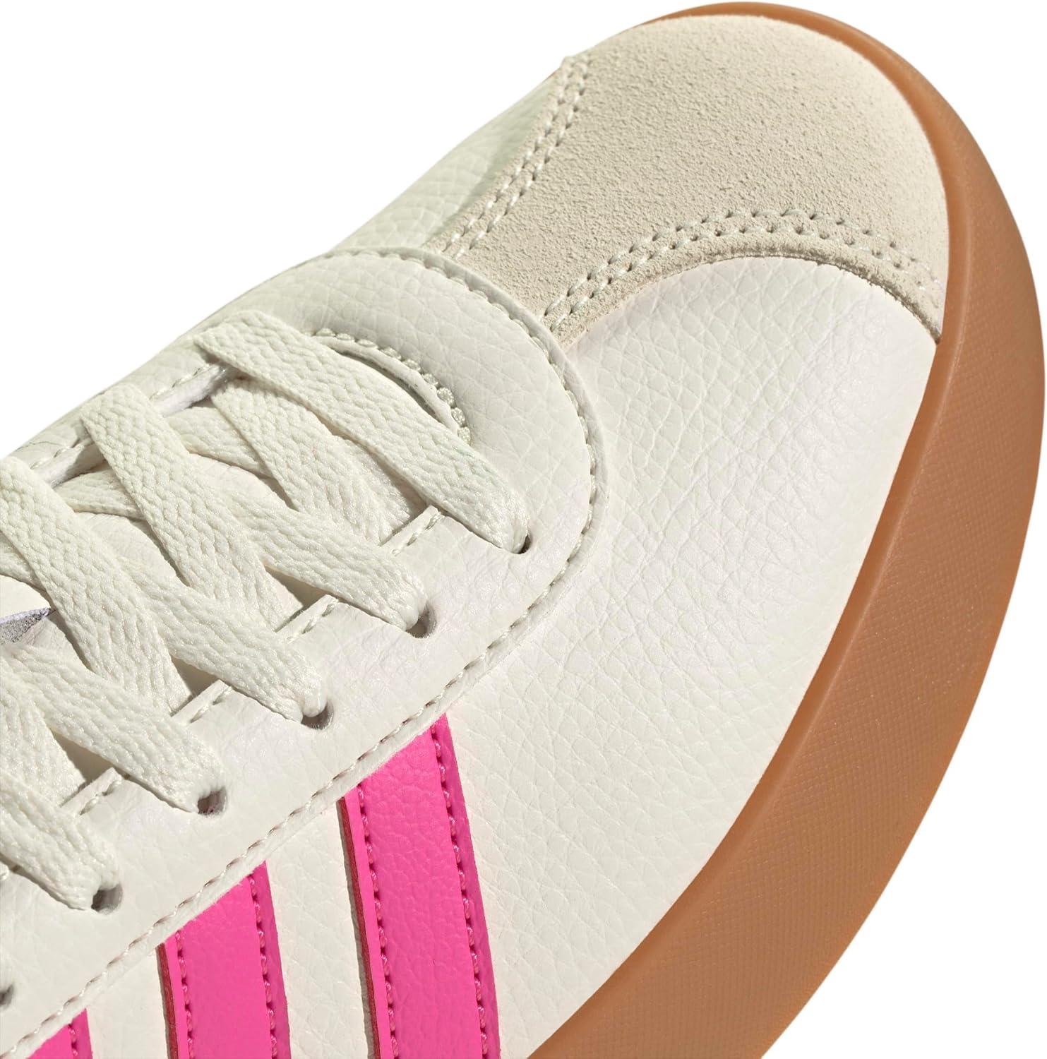 image:imageadidas Womens VL Court 30 SneakerWhitePulse MagentaGold Metallic