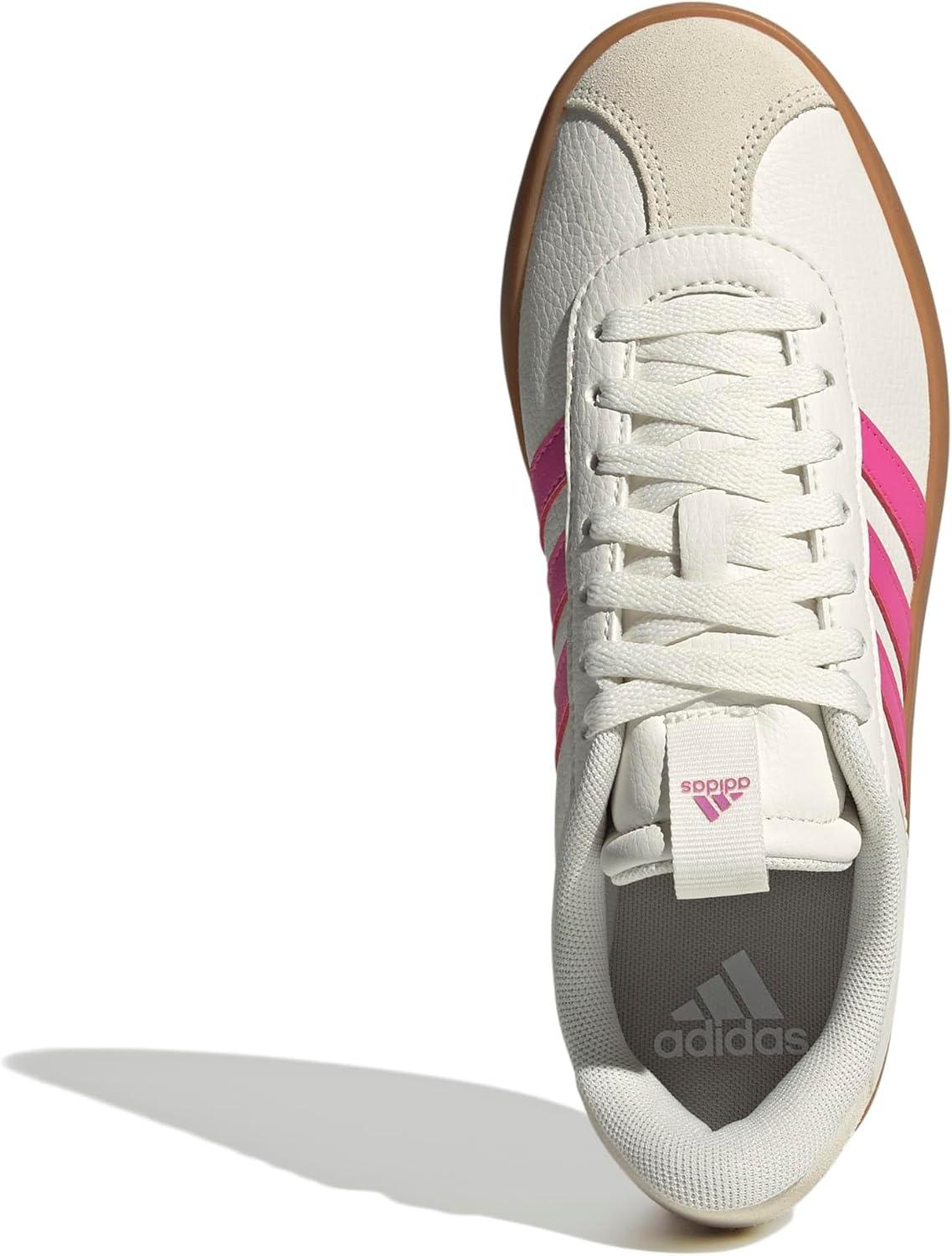 image:imageadidas Womens VL Court 30 SneakerWhitePulse MagentaGold Metallic
