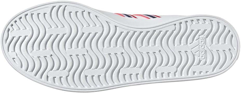 image:imageadidas Womens VL Court 30 SneakerWhiteTeam Navy BlueBetter Scarlet
